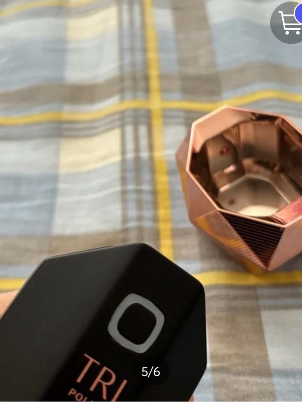 TRIPOLLAR VX Black and Rose Gold skin Tool Set — Sleek Sculpting Device